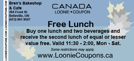Bren's Bakeshop & Cafe Printable Restaurant Coupon