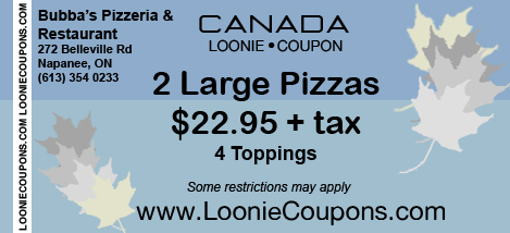 Bubbas Pizzeria Printable Restaurant Coupon