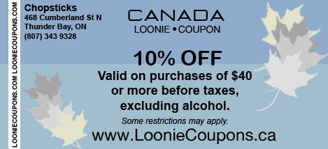 Chopsticks Printable Restaurant Coupon