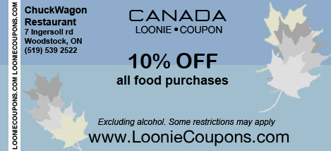Chuckwagon Printable Restaurant Coupon