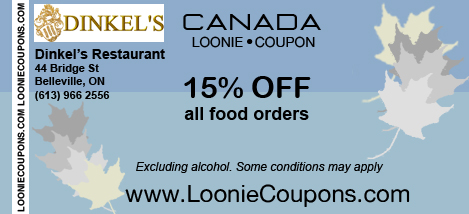 Dinkels Printable Restaurant Coupon