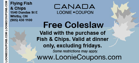 Flying Fish & Chips Printable Restaurant Coupon