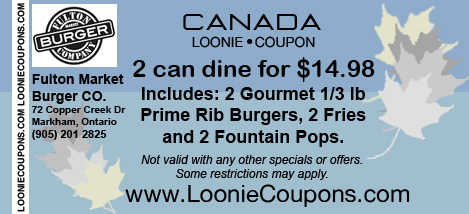 Fulton Market Burger CO Markham Printable Restaurant Coupon