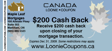 Maple Leaf Mortgages Coupon