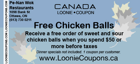 Pe-Nan Wok Printable Restaurant Coupon